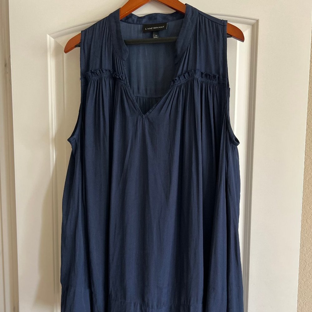 Lane Bryant Swing V-Neck Shell